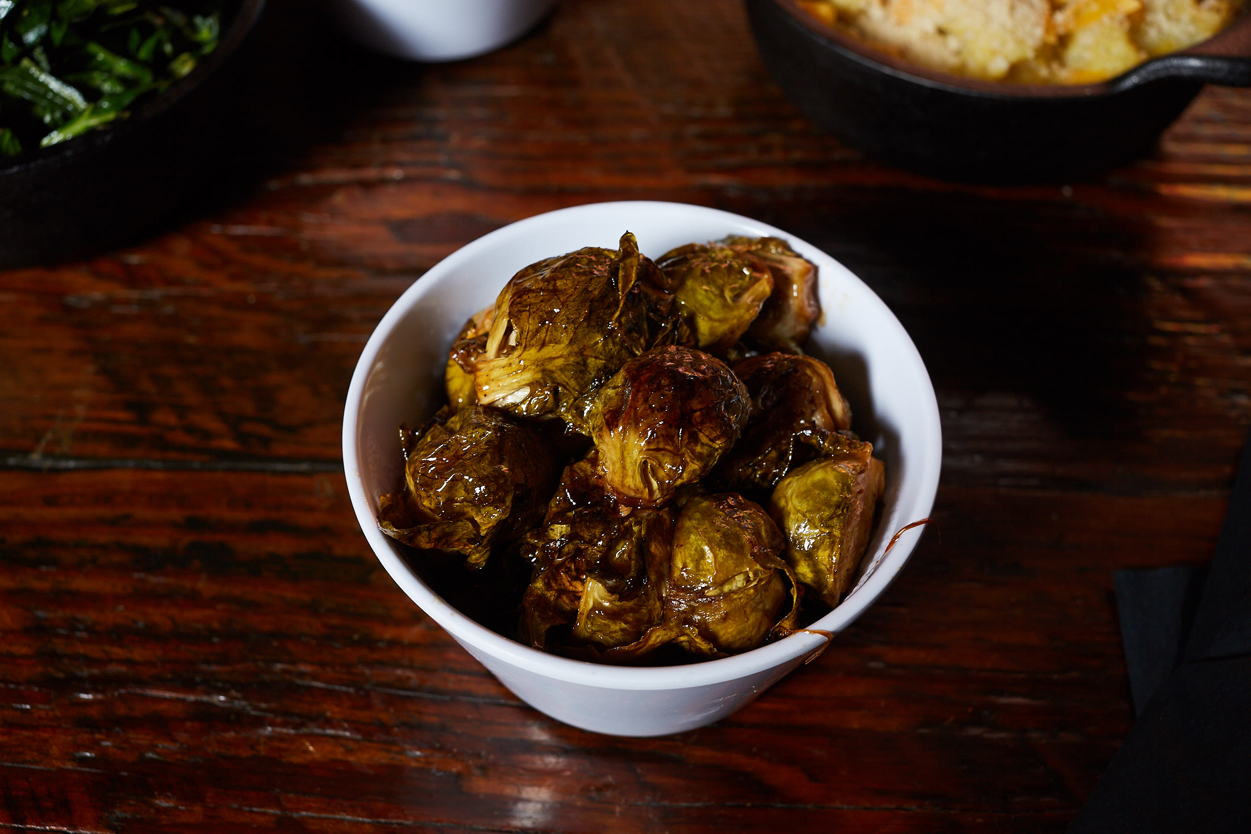 Order Smoked Brussels Sprouts food online from Monks Vegan Smokehouse store, Brooklyn, NY on bringmethat.com