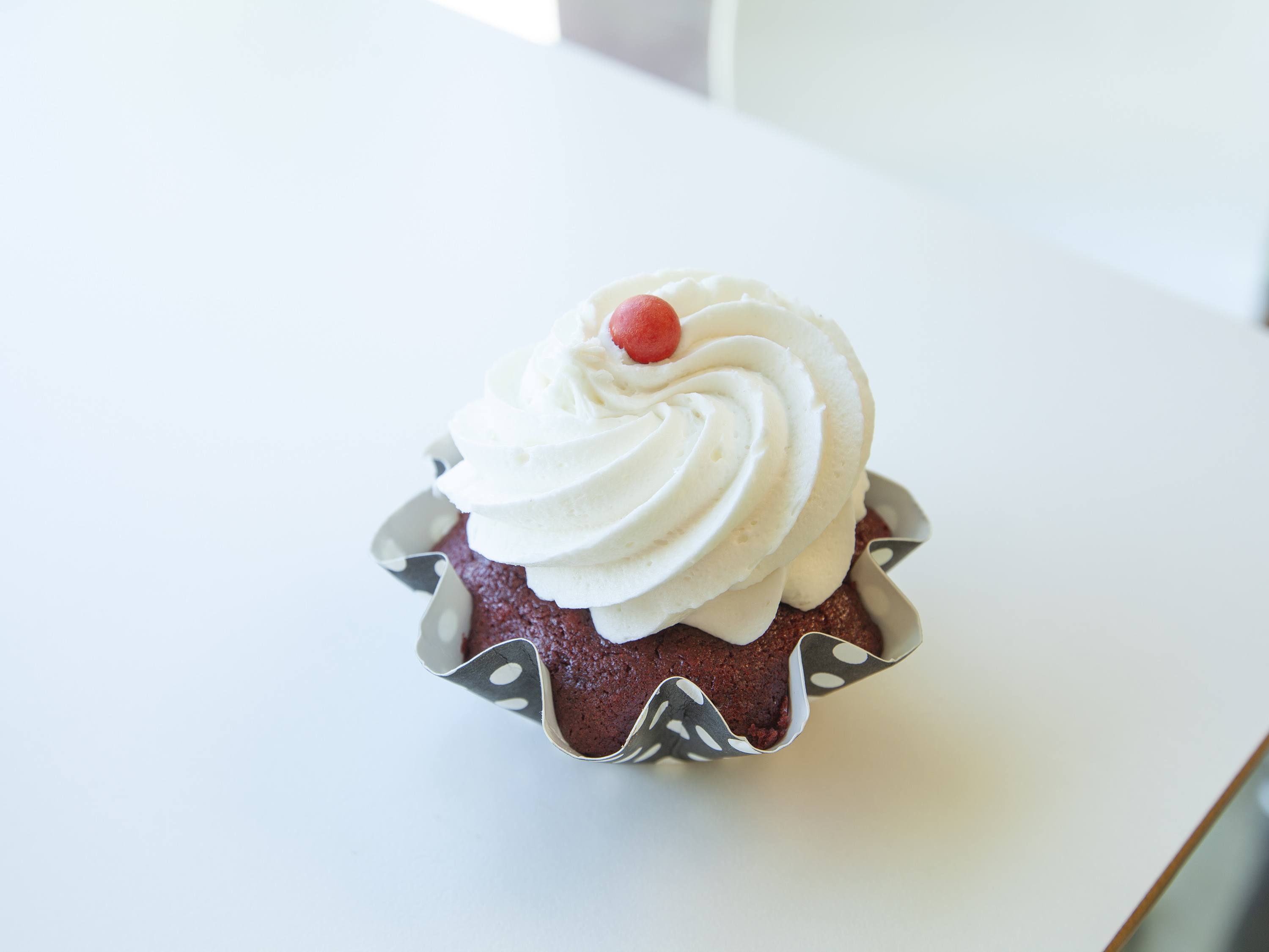 Order Racy Red Head Cupcake food online from The Dessert Stand store, Westminster on bringmethat.com