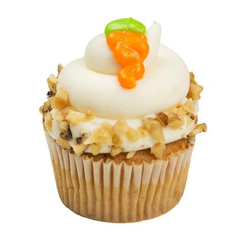 Order Carrot Cake with Nuts Cupcake  food online from House Of Cupcakes store, East Brunswick on bringmethat.com