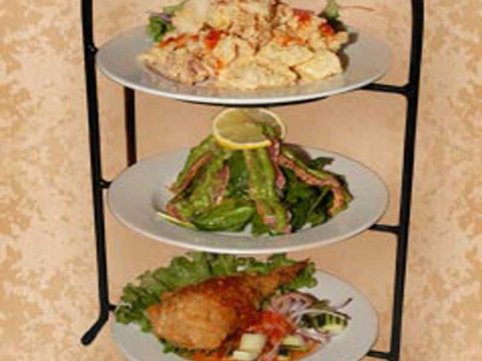 Order MIX APPETIZER PLATE food online from Lanna Thai Restaurant store, Everett on bringmethat.com