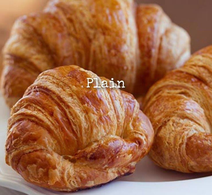 Order Plain Croissant food online from Moe Coffee Northpark store, San Diego on bringmethat.com
