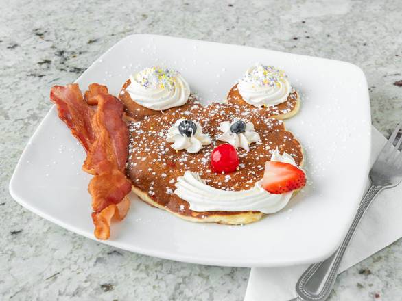 Order Mickey Mouse Pancake food online from Jessica Restaurant store, Roscoe on bringmethat.com