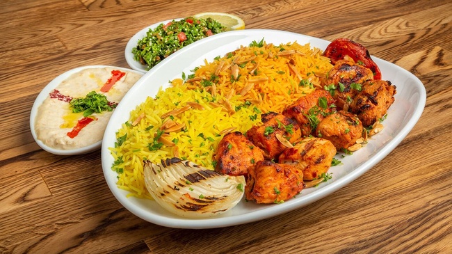 Order Chicken Kabob Entree food online from Crave Kabob store, Chicago on bringmethat.com