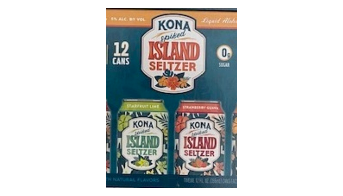 Order Kona Spiked Island Seltzer Variety 12x 12oz Cans food online from Liquor Palace store, Burbank on bringmethat.com