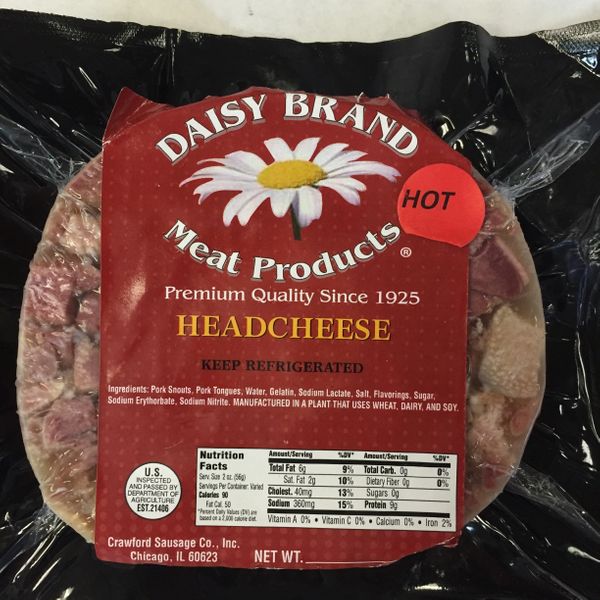 Order Hot Headcheese food online from Crawford Sausage Company, Inc. store, Chicago on bringmethat.com