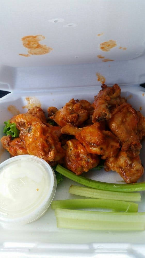 Order Buffalo Wings - 5 Pieces food online from Strictly To Go Pizzeria store, Concord on bringmethat.com