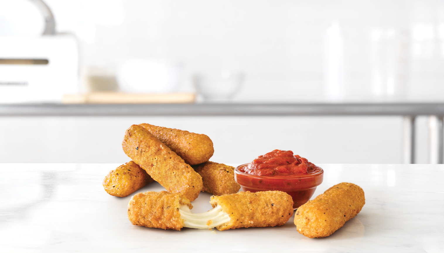 Order Mozzarella Sticks (6 ea.) food online from Arby store, Godfrey on bringmethat.com