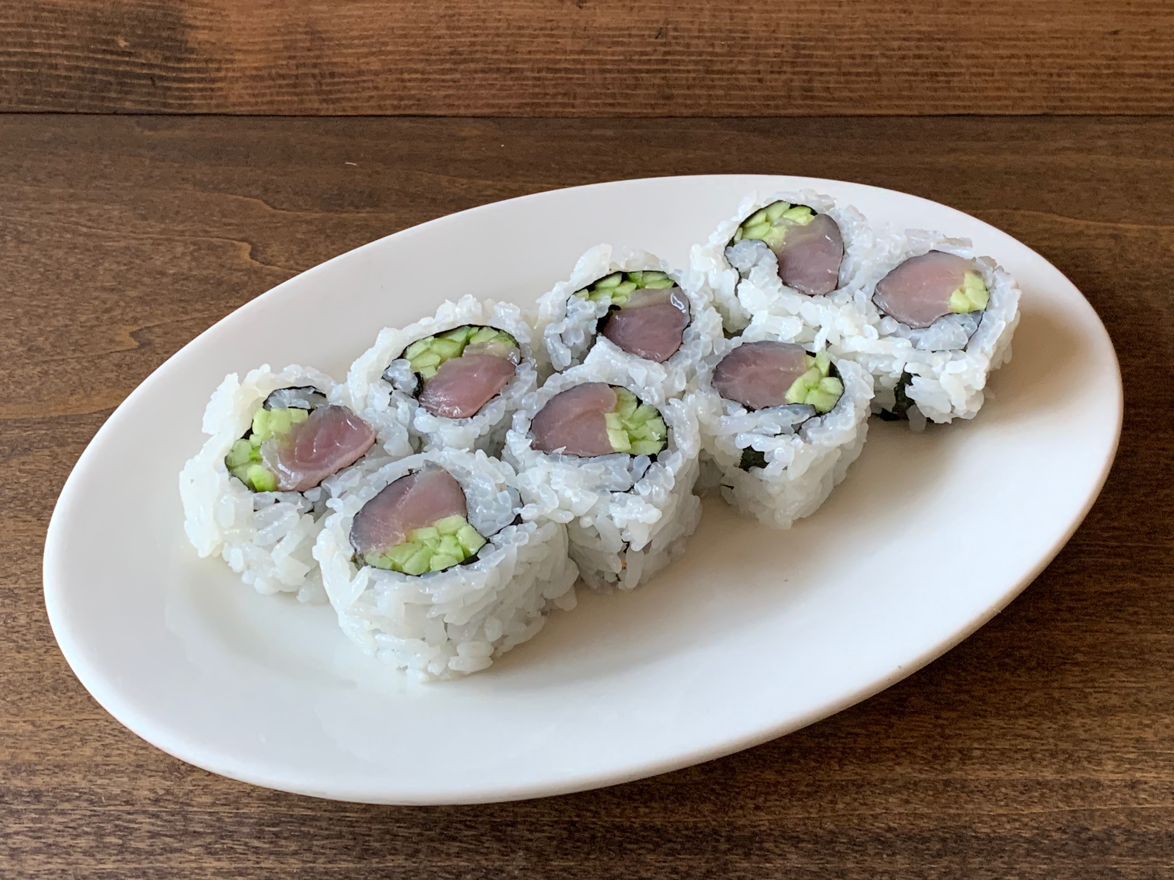 Order Yellowtail Roll - Cut food online from Minato Sushi store, Lake Forest on bringmethat.com