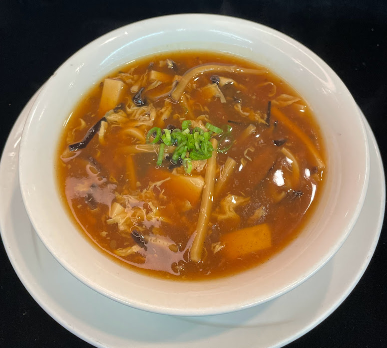 Order Hot and Sour Soup 16oz food online from Cafe Ginger store, Houston on bringmethat.com