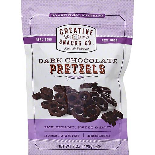 Order Creative Snacks Co. Dark Chocolate Pretzels (7 OZ) 122599 food online from Bevmo! store, Chico on bringmethat.com
