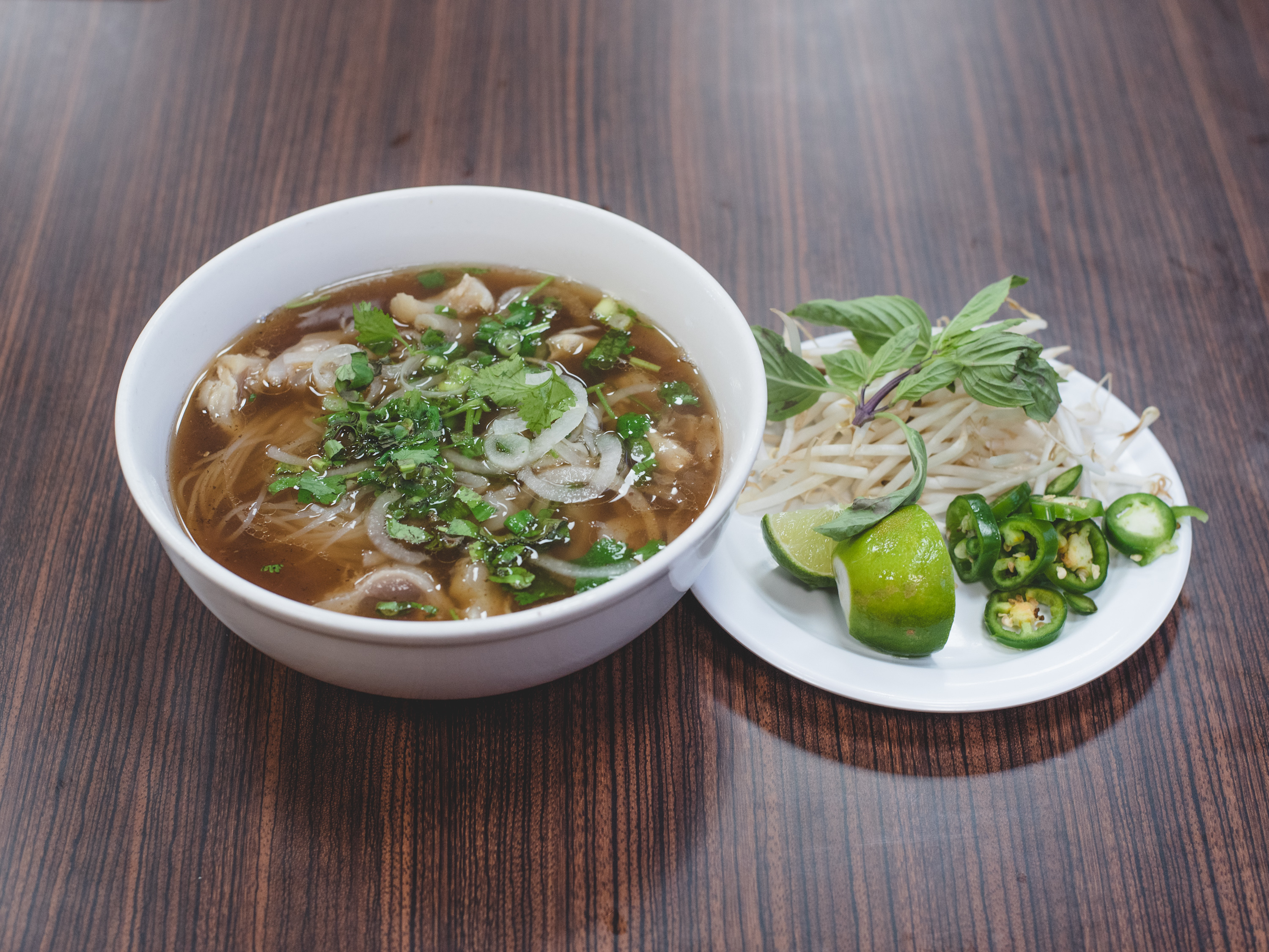 Order Tendon Pho food online from Hot Bowl Noodle store, Lynwood on bringmethat.com