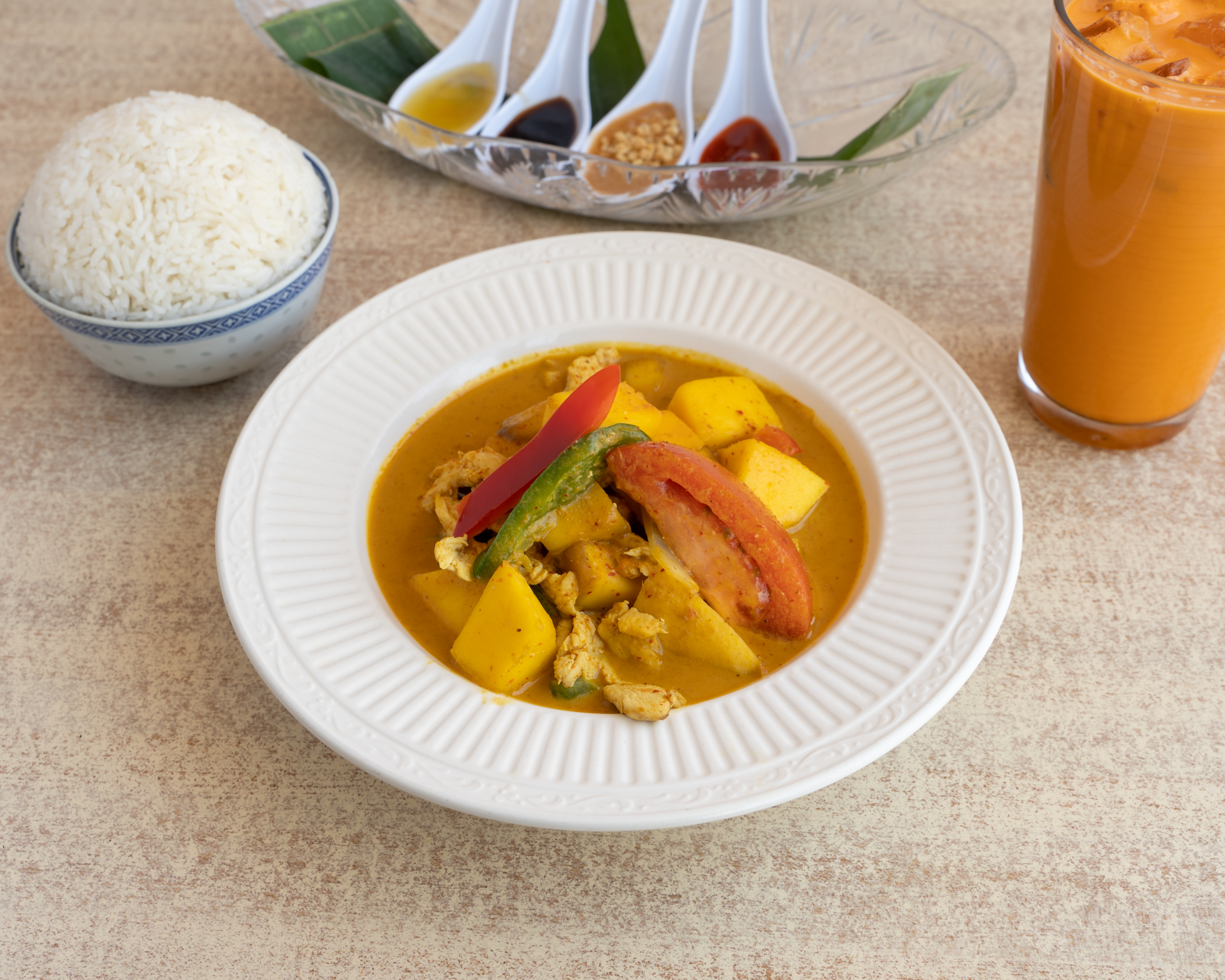 Order Mango Curry food online from Charm Thai Bistro store, Wakefield on bringmethat.com