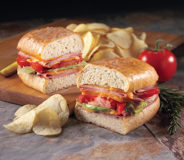 Order Ham and Cheddar Hoagie food online from Mazzio Italian Eatery store, Norman on bringmethat.com