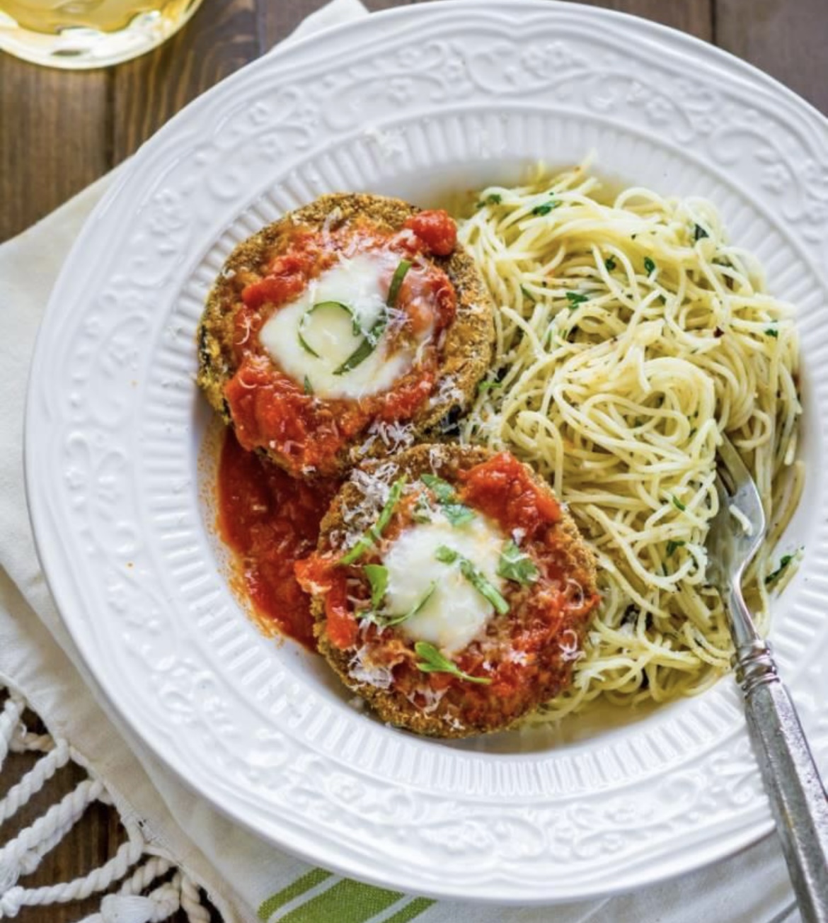 Order Eggplant Parmesan food online from Good health cafe store, New York on bringmethat.com