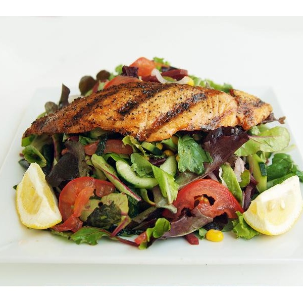 Order 9. Salmon Salad food online from Salad farm store, Los Angeles on bringmethat.com