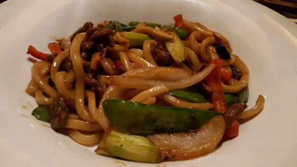 Order Stir-Fried Japanese Udon Noodles food online from Aja Asian Cuisine & Lounge store, New Brunswick on bringmethat.com
