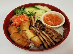 Order 24. Grilled Pork and Egg Rolls food online from Saigon nites store, Scottsdale on bringmethat.com