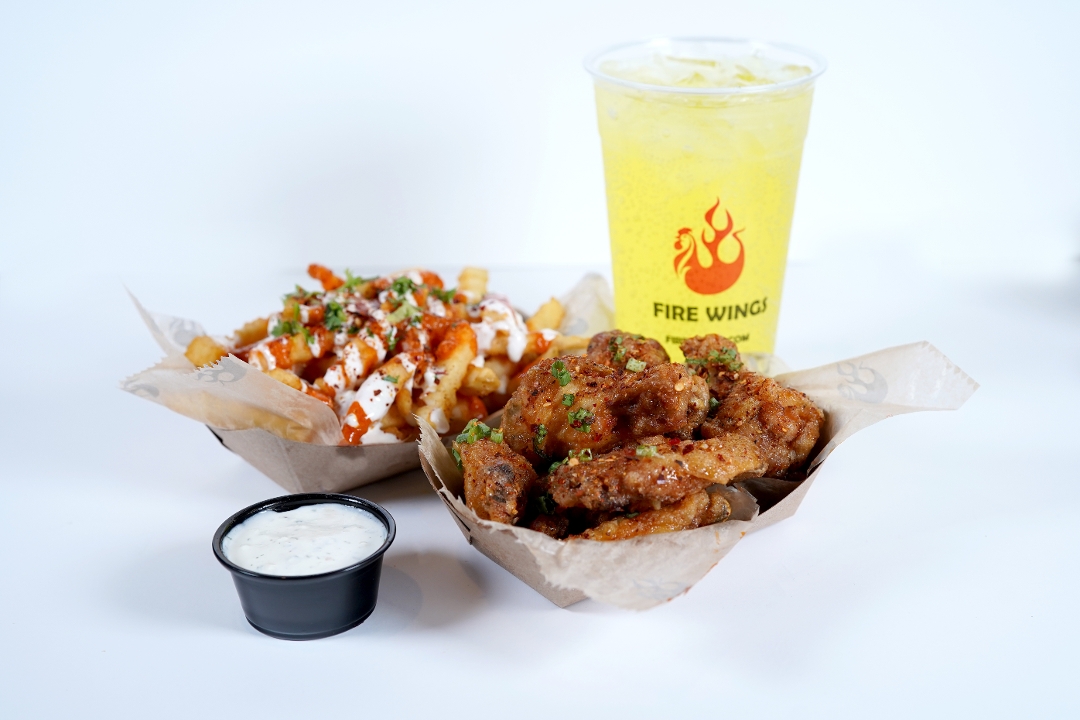 Order 10 PC COMBO food online from Fire Wings store, Vallejo on bringmethat.com