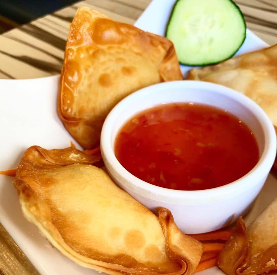 Order Crab Rangoon food online from Alice & Friends' Vegan Kitchen store, Chicago on bringmethat.com