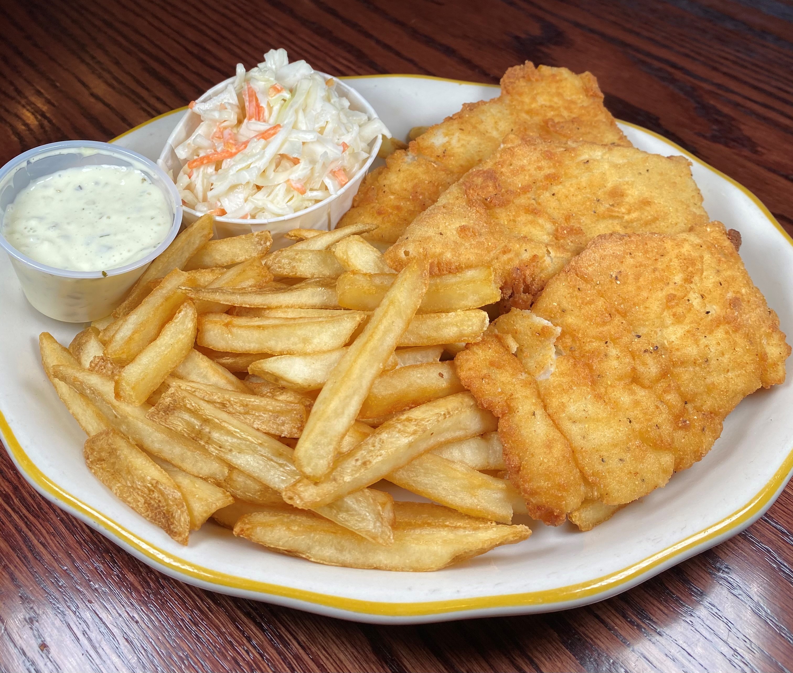 Order New England Style Fish & Chips food online from Franklin Chateau store, Franklin on bringmethat.com