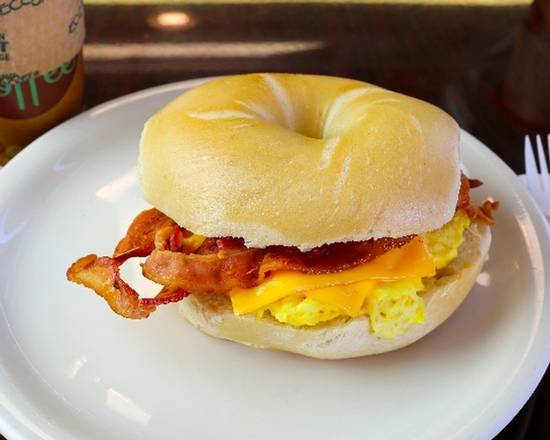 Order Two Eggs with Meat Sandwich food online from Mannino's Bagel Bakery store, Smithtown on bringmethat.com