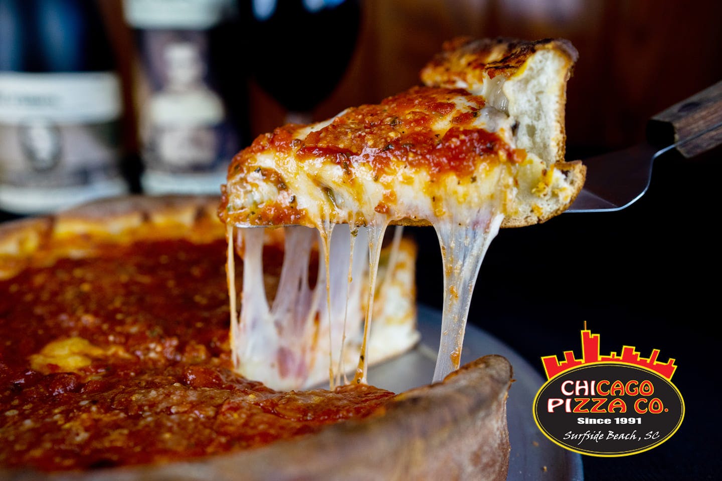Order Cheese Deep Dish Pizza - 6'' food online from Chicago Pizza store, Surfside Beach on bringmethat.com