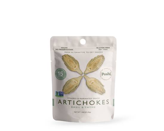 Order Poshi Artichokes w/ Basil Thyme food online from Pressed store, Seattle on bringmethat.com