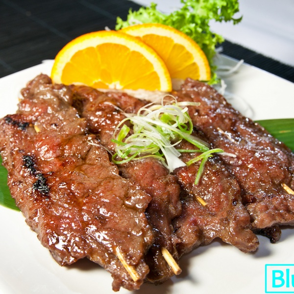 Order A4. Beef Teriyaki Appetizer food online from Blue Fuji Organic Restaurant store, Medford on bringmethat.com