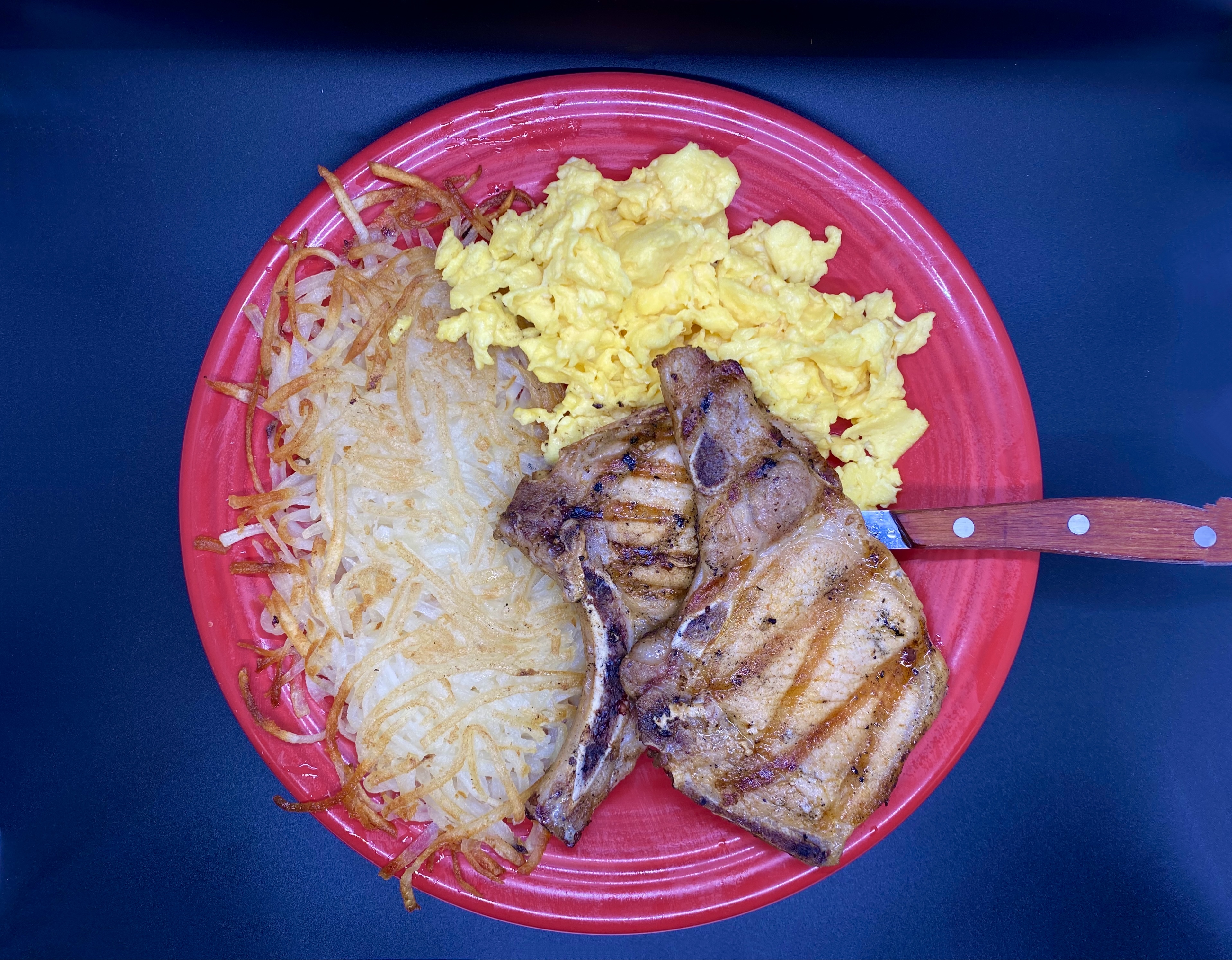 Order Pork Chops & Eggs food online from The Workz store, Lancaster on bringmethat.com