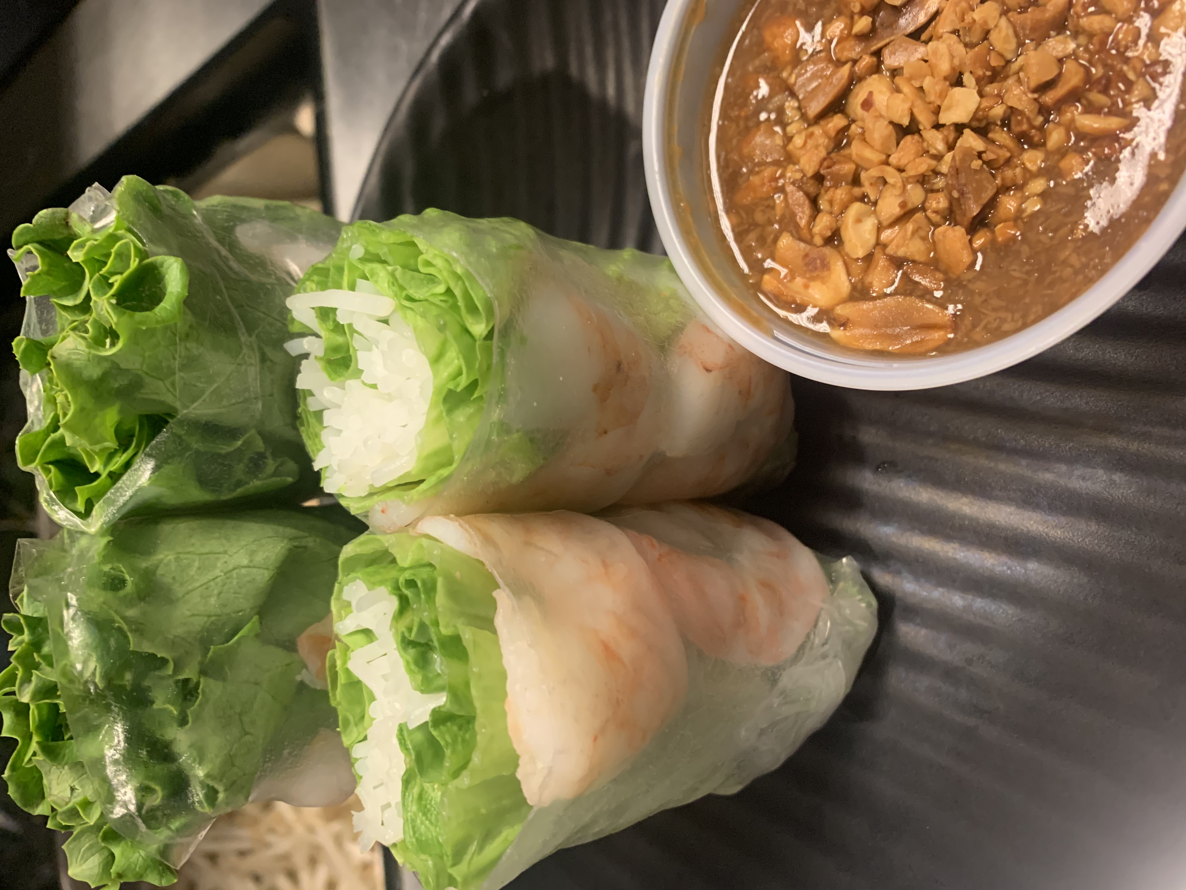 Order 1A. SPRING ROLLS WITH SHRIMPS - GỎI CUỐN TÔM food online from Pt Noodles store, Avondale on bringmethat.com