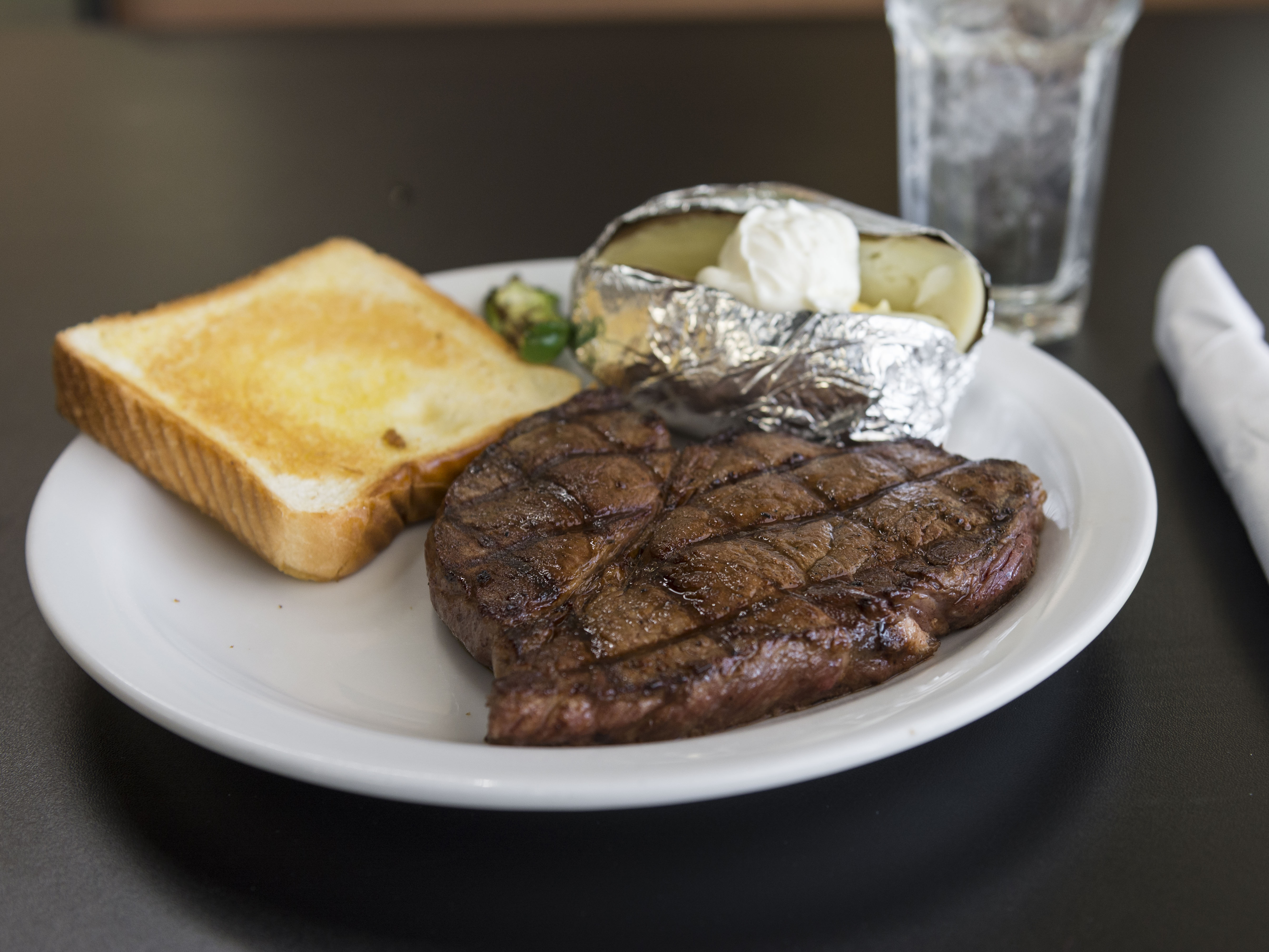 Order 9 oz. Sirloin Steak food online from Cowbobas store, Denver on bringmethat.com