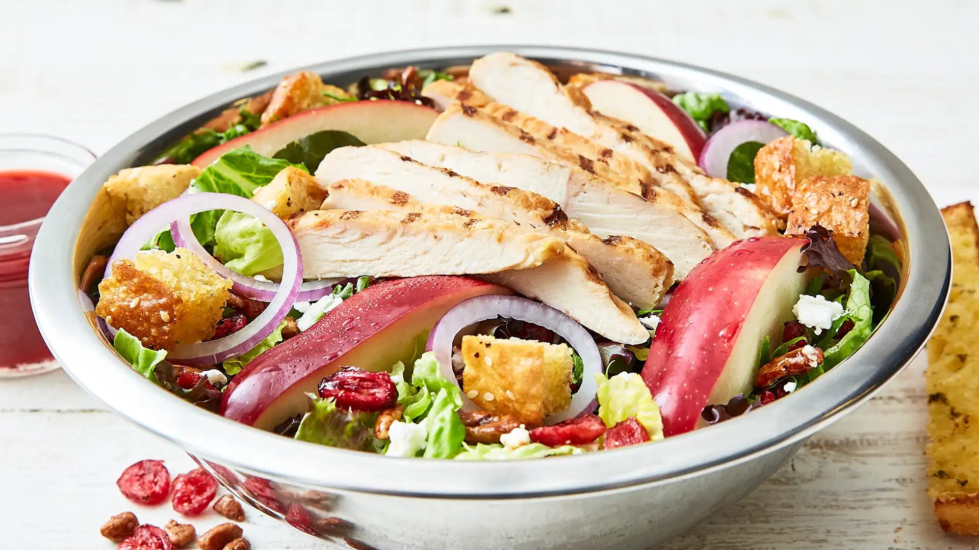 Order The Orchard Salad - Entree food online from Schlotzsky's store, Madison on bringmethat.com
