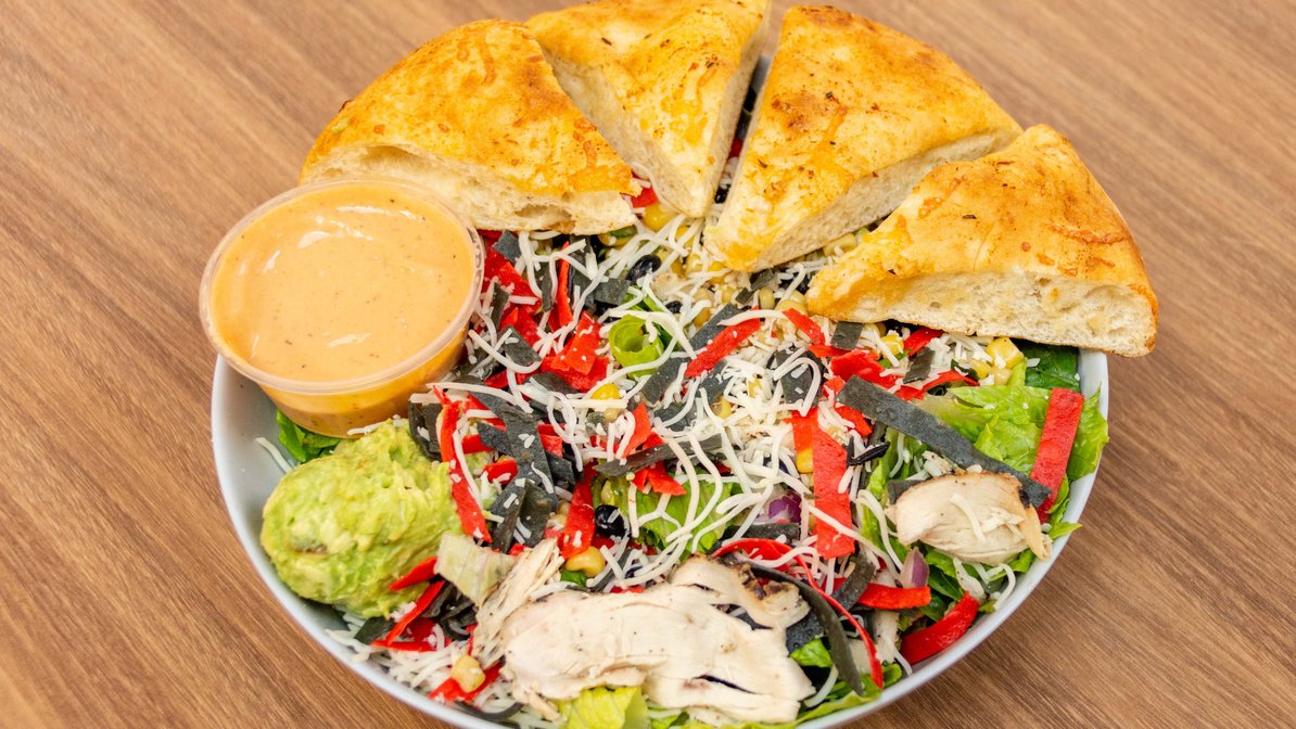 Order Southwest Chicken Caesar Salad food online from Stone Oven - Glendale store, Glendale on bringmethat.com