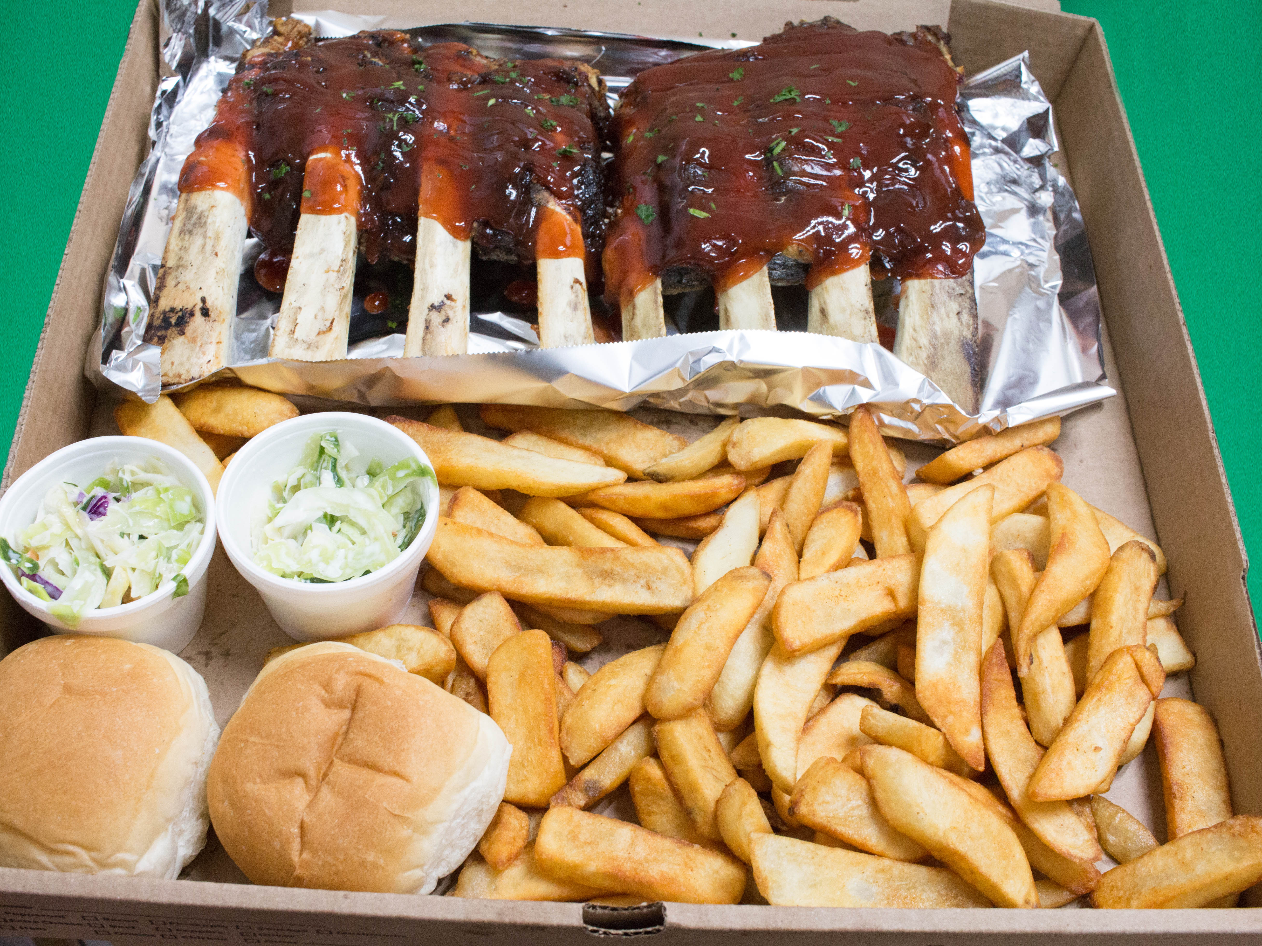Order Slab Beef Ribs food online from Crazy Pizza store, Dearborn Heights on bringmethat.com