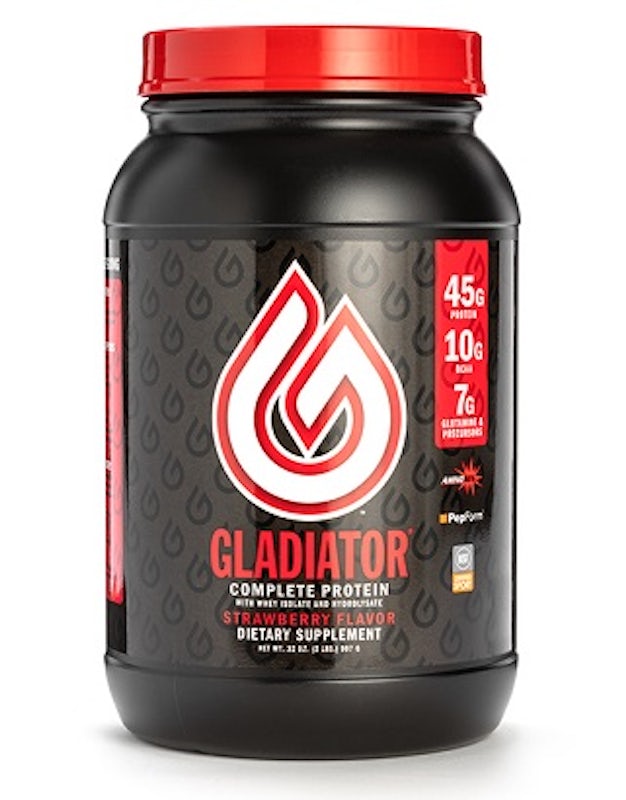 Order Gladiator Tub 2LB, Strawberry food online from Smoothie King store, Edwardsville on bringmethat.com