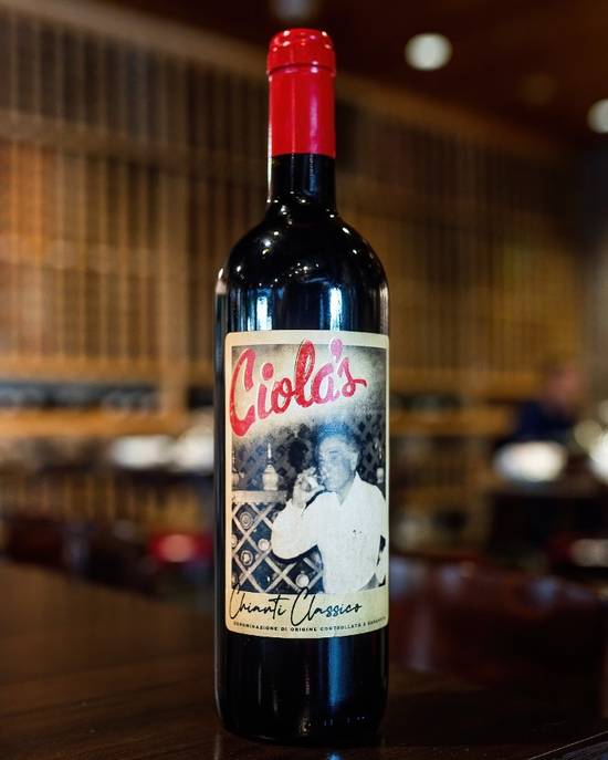 Order 115 -  Ciola’s Private Collection Chianti food online from Tony C's store, Austin on bringmethat.com