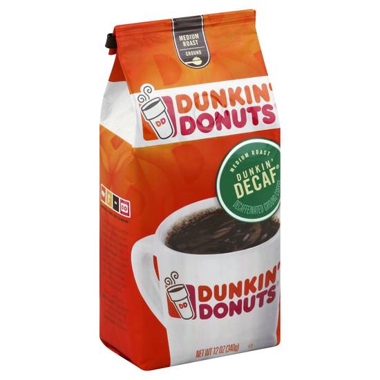 Order Dunkin' Donuts Decaf Ground Coffee food online from Cvs store, FARGO on bringmethat.com