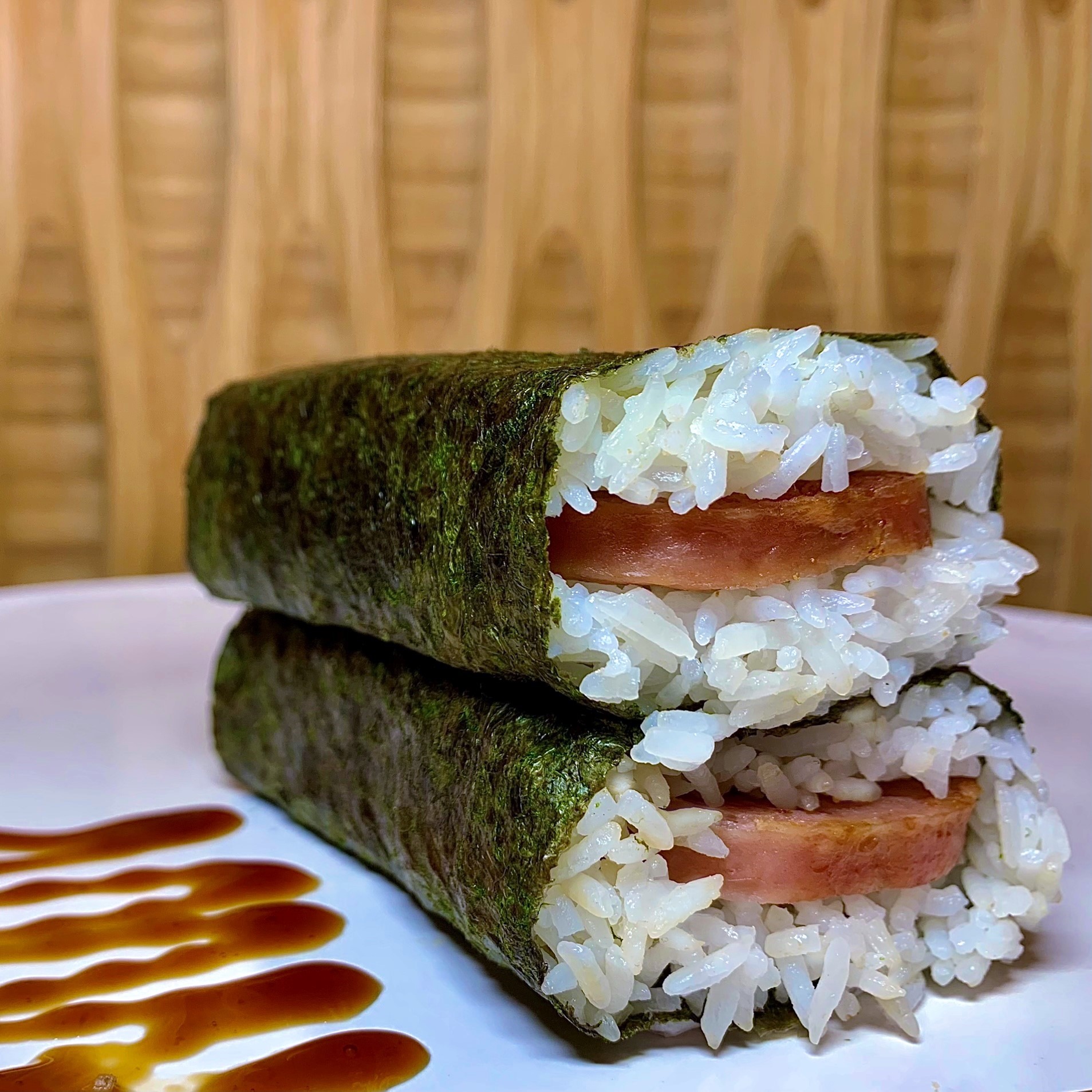 Order Spam Musubi (2 pc) food online from My Cup Of Tea store, San Francisco on bringmethat.com