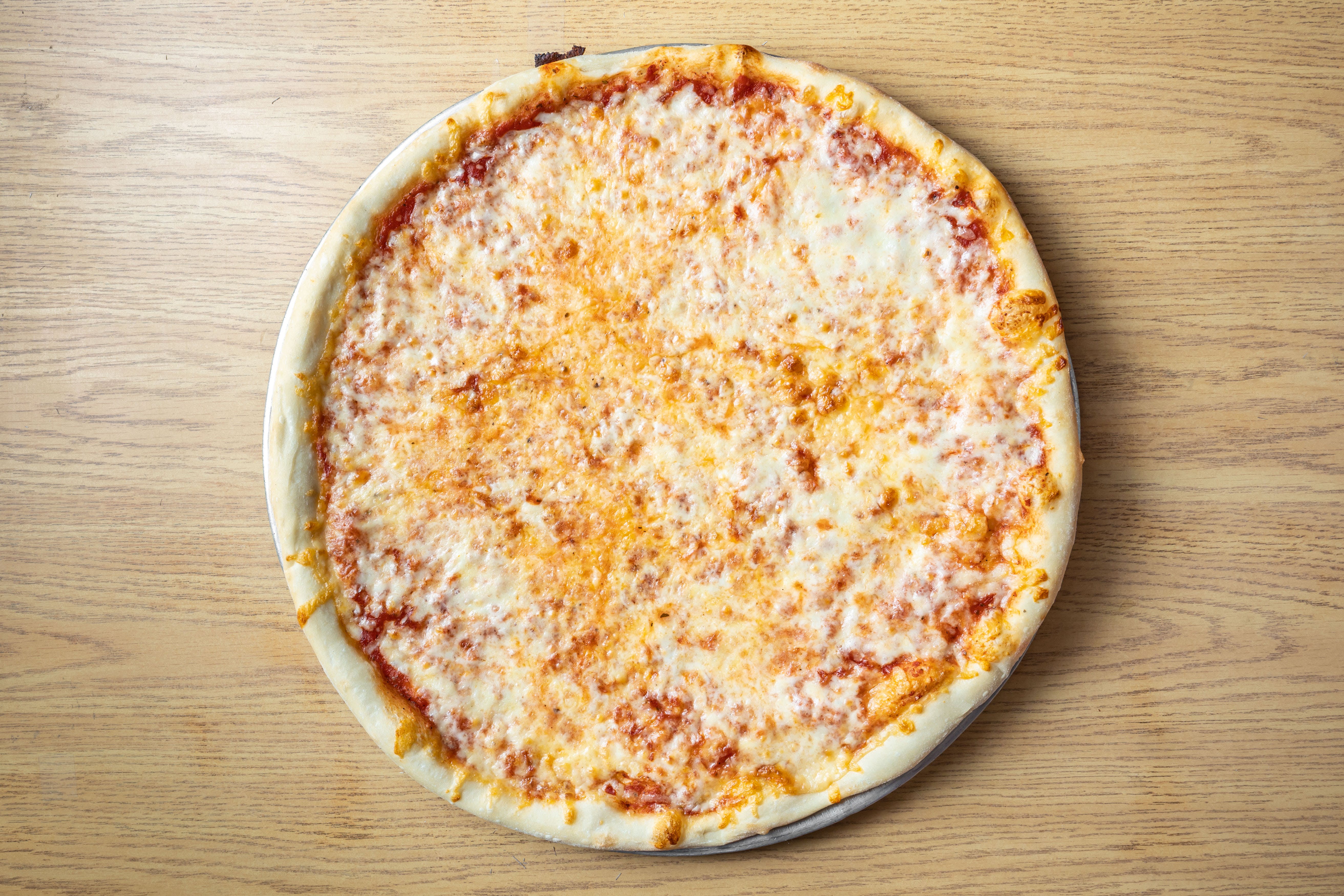 Order Cheese Pizza - Medium 14'' (8 Slices) food online from Big John's Pizza store, Queens Village on bringmethat.com