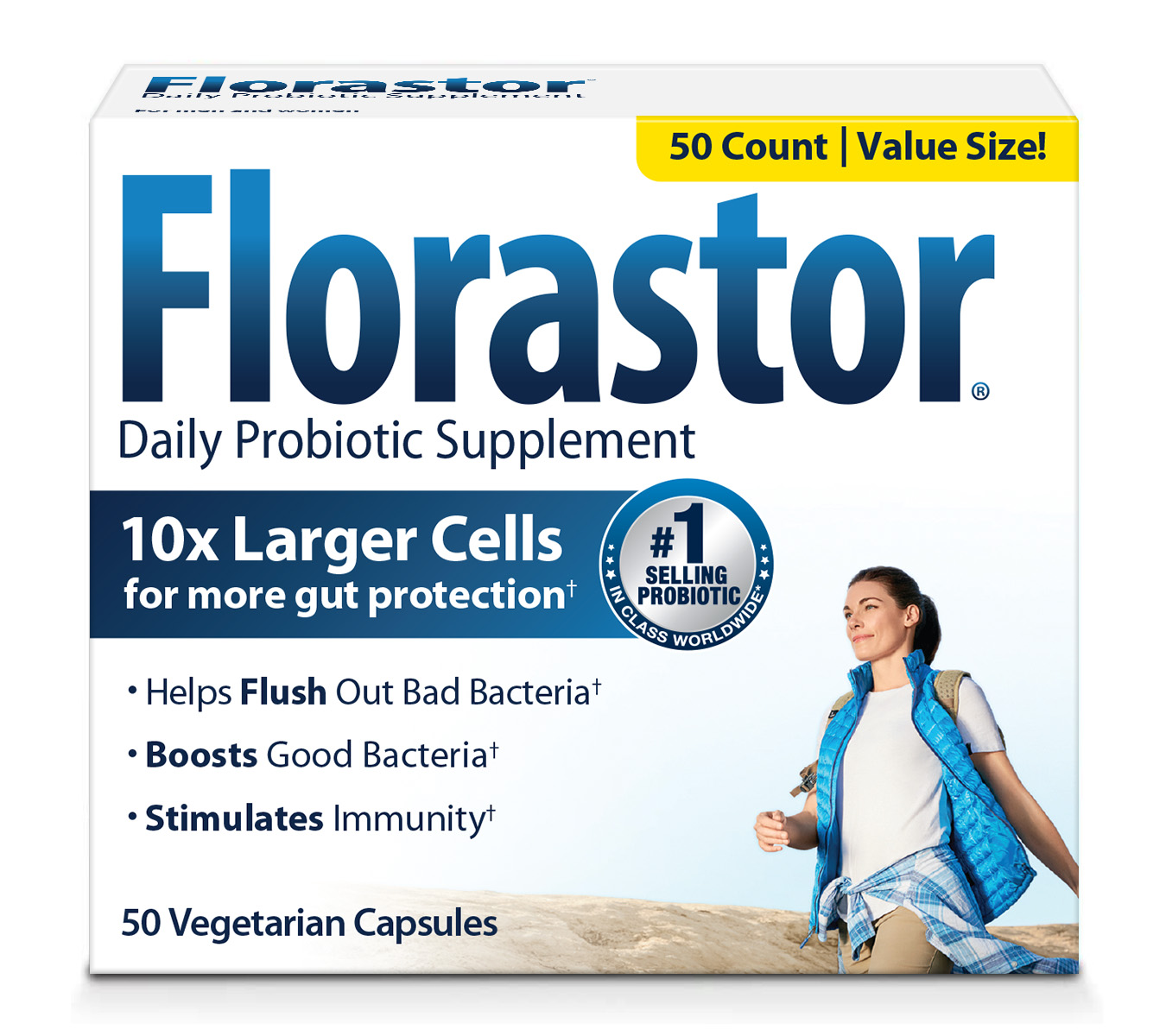 Order Florastor Probiotic Dietary Supplement Vegetable Capsules - 250mg, 50 ct food online from Rite Aid store, SUFFOLK on bringmethat.com