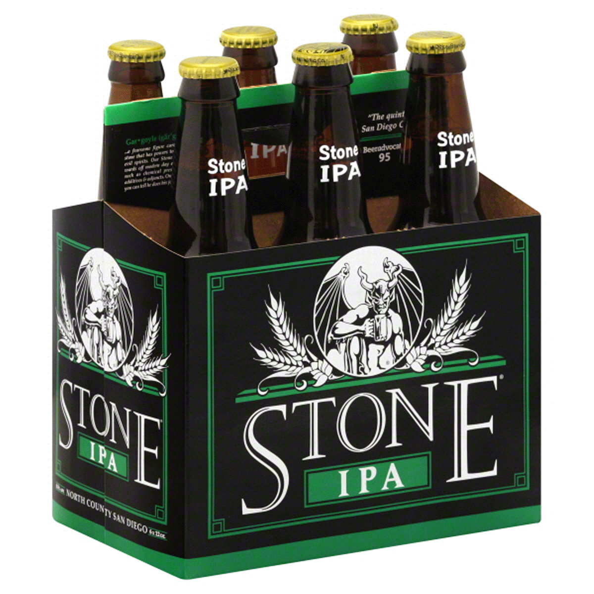 Order Stone IPA 6 Pack Bottle food online from G & G Liquors store, Lawndale on bringmethat.com