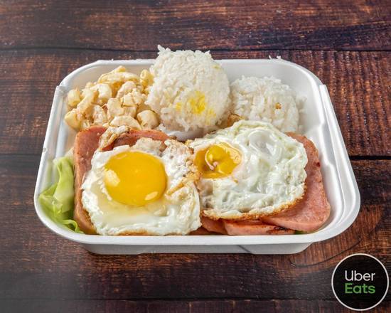 Order Grilled Spam & Eggs food online from Jj Hawaiian Bbq store, Porterville on bringmethat.com