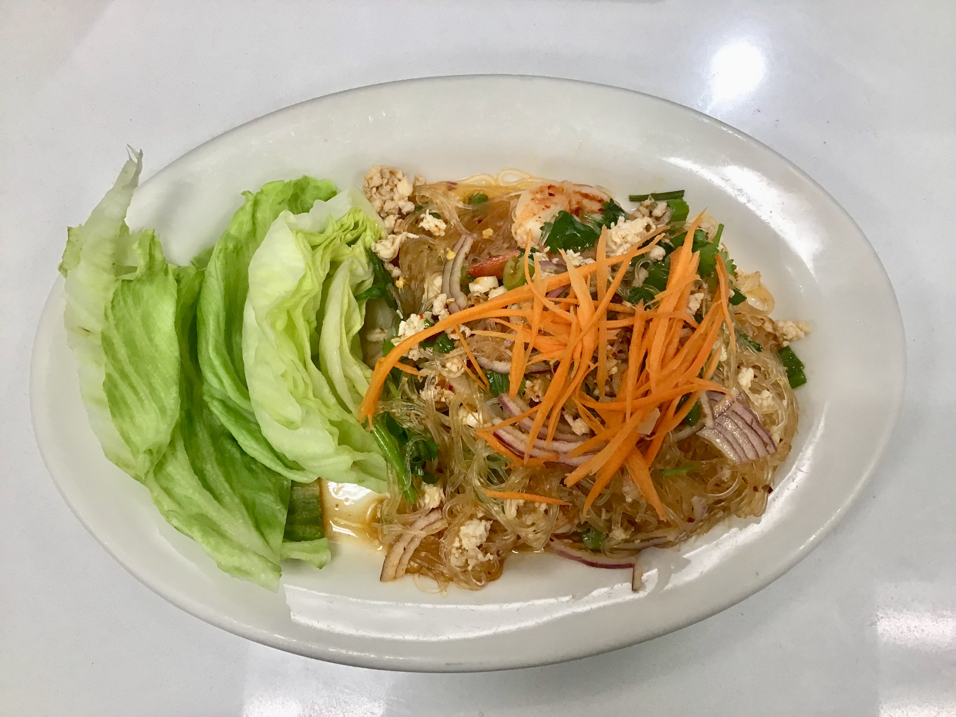Order Spicy Woon Sen Salad food online from Fortune House Thai store, Lake Balboa on bringmethat.com
