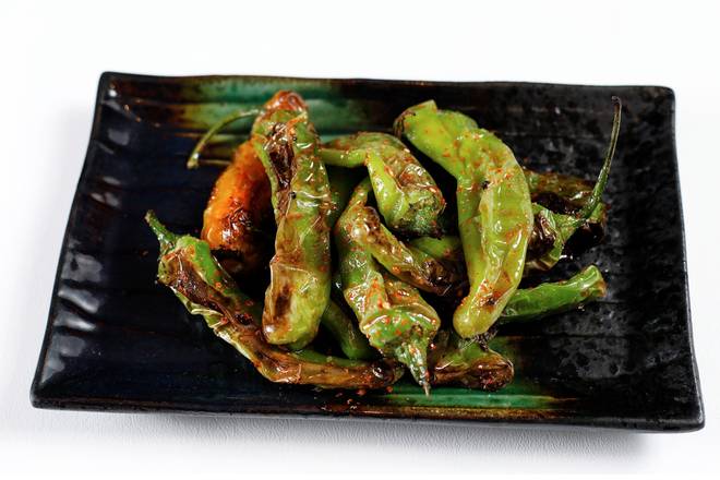 Order Blistered Shishito Peppers food online from Kaiyo store, San Francisco on bringmethat.com