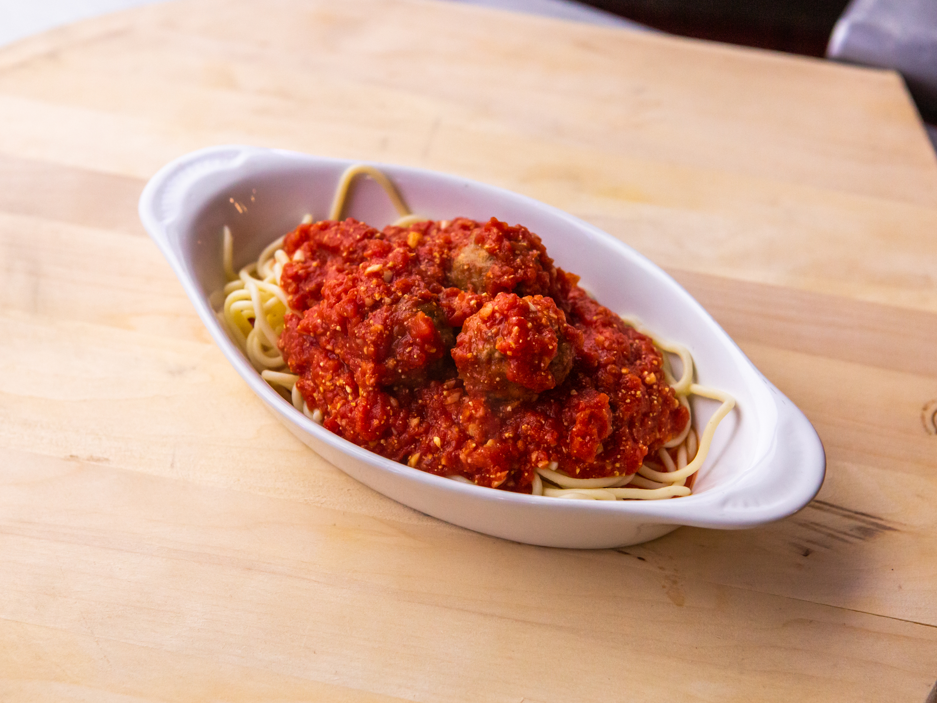 Order Spaghetti and Meatballs food online from Casa De Amici store, Morgantown on bringmethat.com