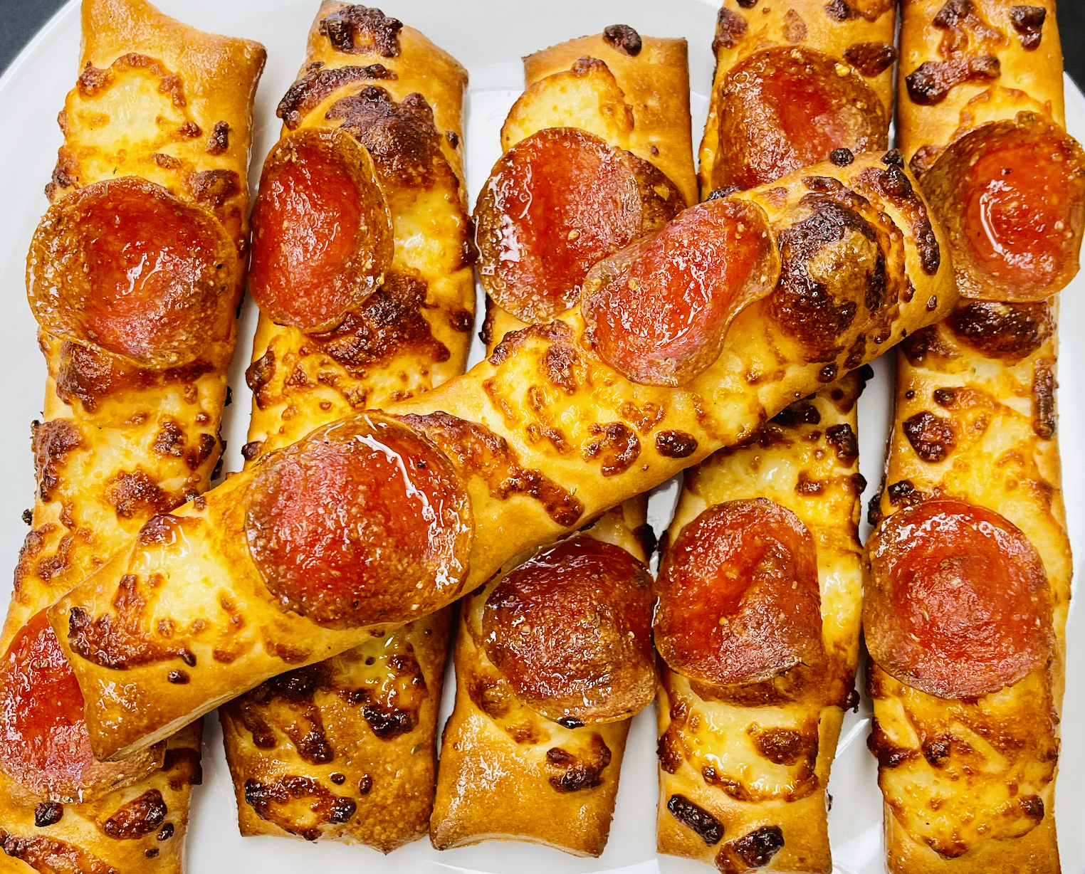 Order Pepperoni Breadsticks (6 PC) food online from Asap Pizza store, Gardena on bringmethat.com