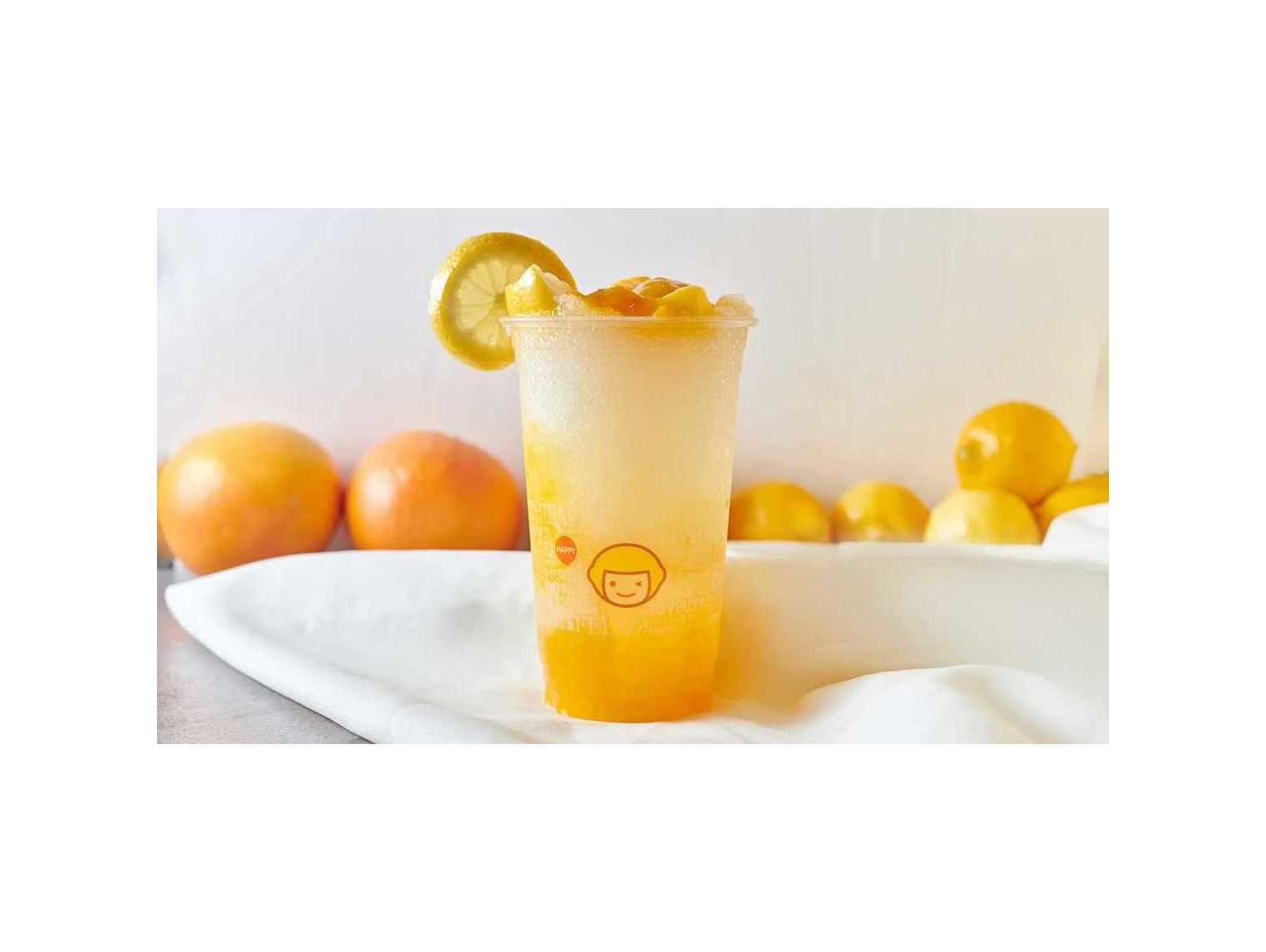 Order H5. Mango Lemon Slushy food online from Happy Lemon store, Foster City on bringmethat.com