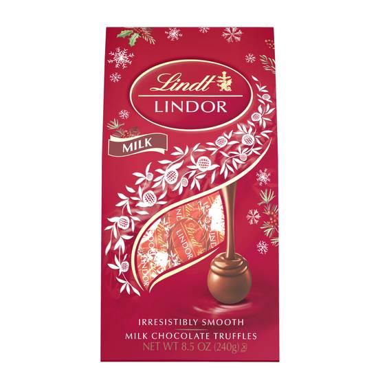 Order Lindor Truffles Holiday Gift Bag, Milk Chocolate - 8.5 oz food online from Bartell Drugs store, NORTH BEND on bringmethat.com