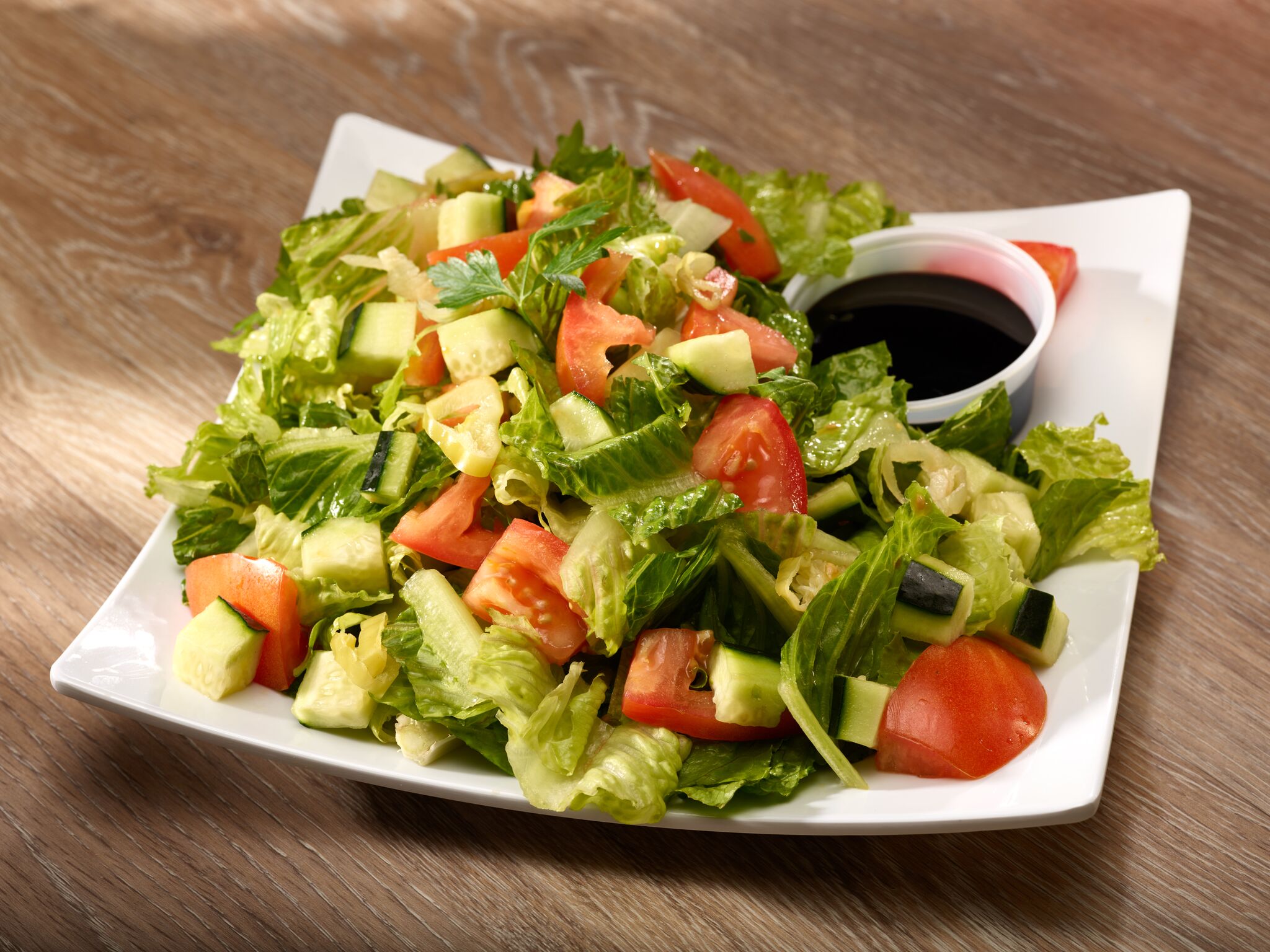 Order Garden Salad food online from Yonkers Cafe store, San Francisco on bringmethat.com