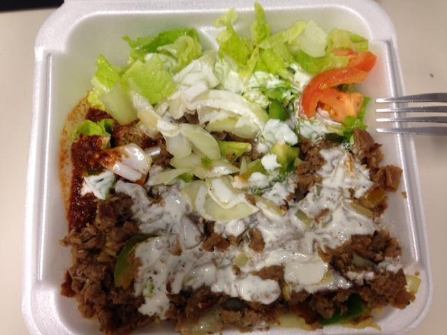 Order 13. Falafel Over Rice food online from Ny Halal Food Truck #2 store, Chester on bringmethat.com